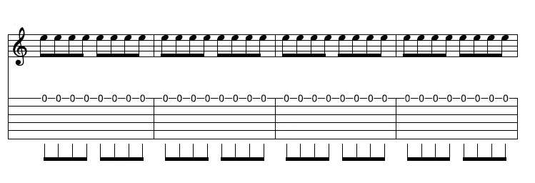 右指慣らし譜面1