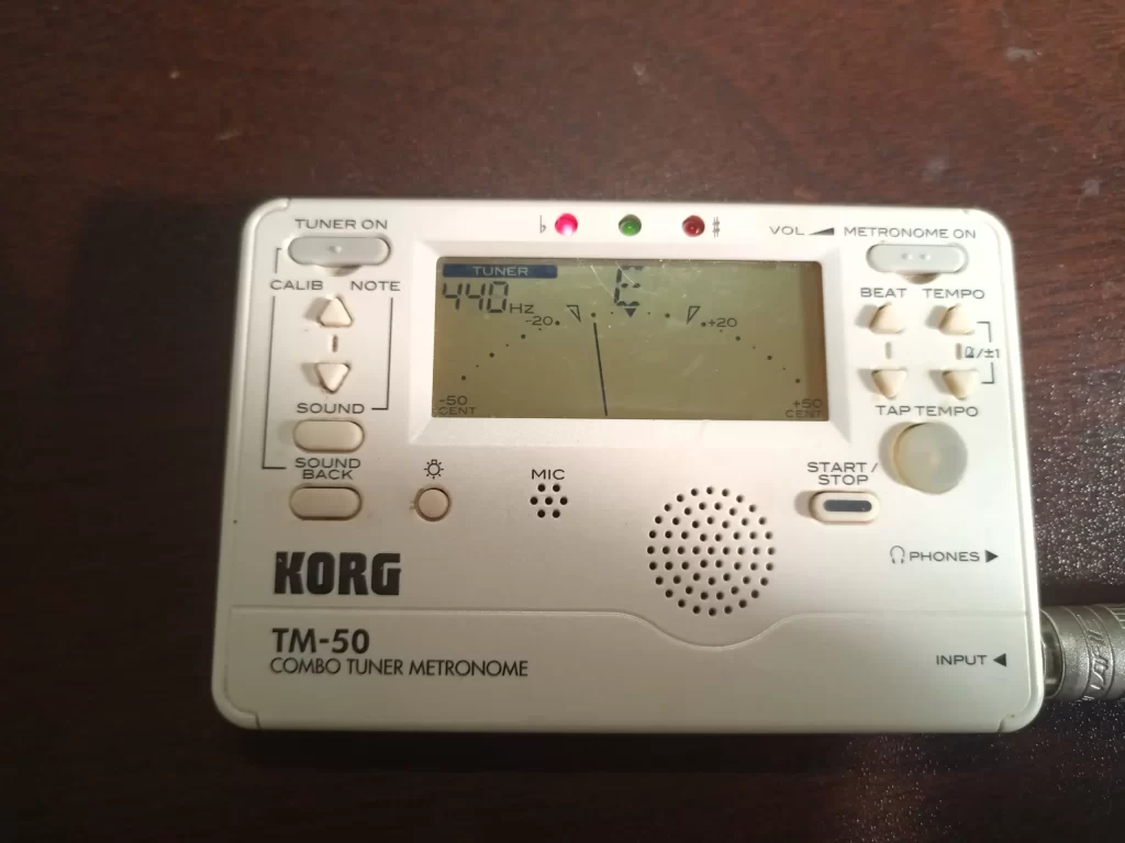 マリーゴールド　チューナーの設定