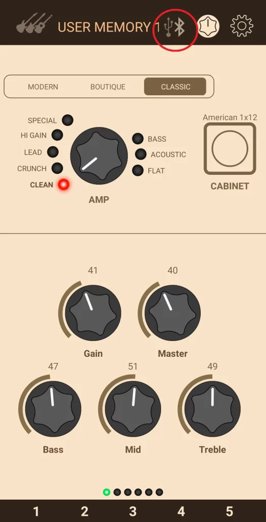 THR Remoteトップ画面